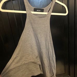 Nasty gal halter neck gray tank top